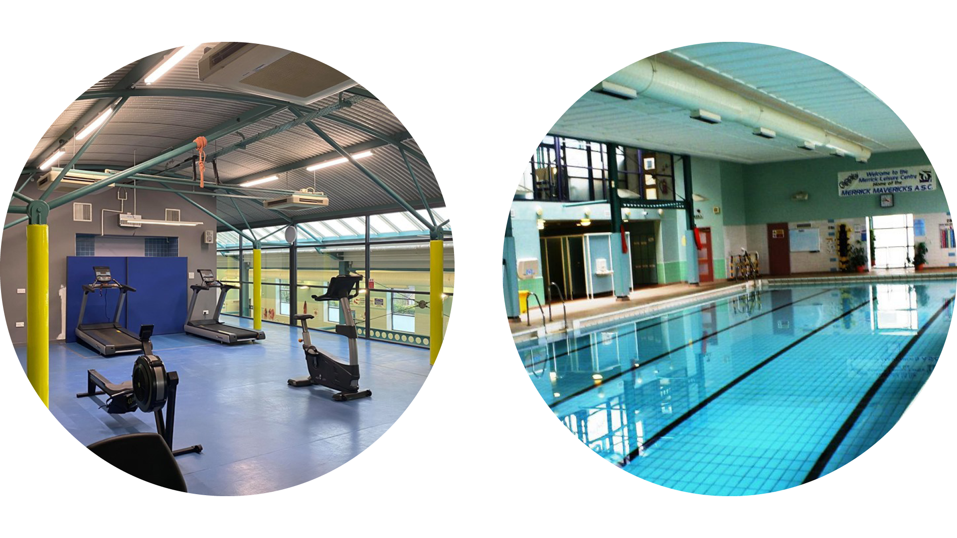 Merrick leisure centre gym and swimming pool