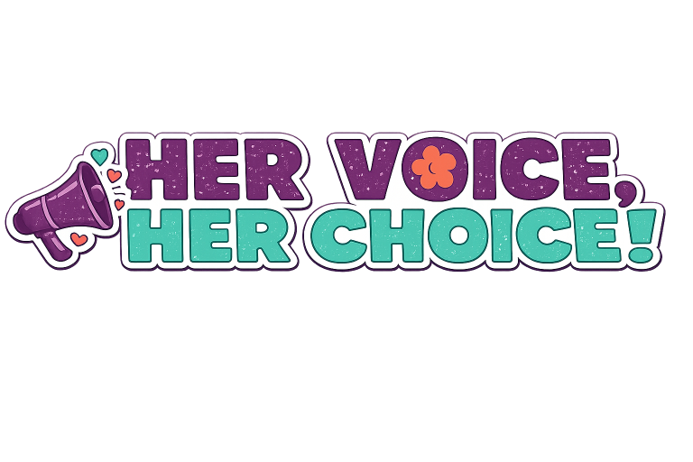 Her Voice, Her Choice logo