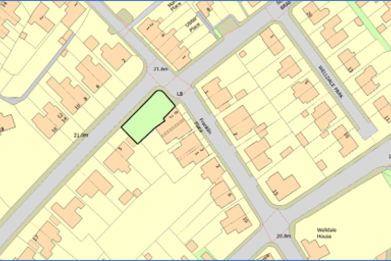 Map of The Open Space at Rotchell Park, Troqueer Road, Dumfries