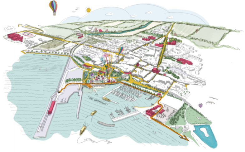 Stranraer Marina illustration