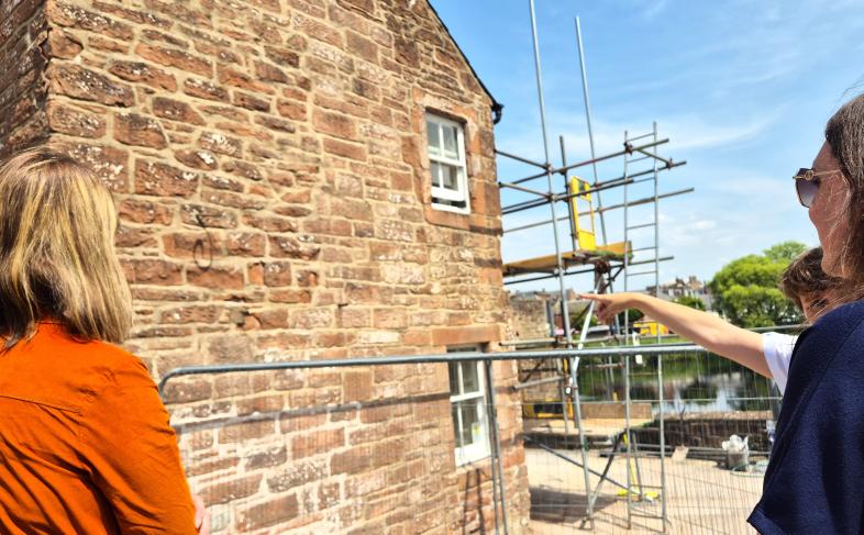 Restoration Works Brighten Up Dumfries' Oldest House – Old Bridge House Museum
