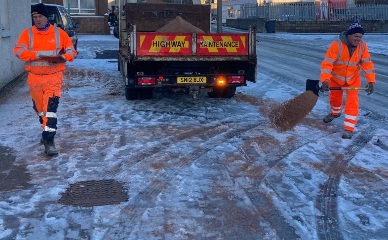 Roads team winter service