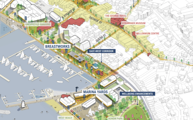 Stranraer Marina expansion plan design