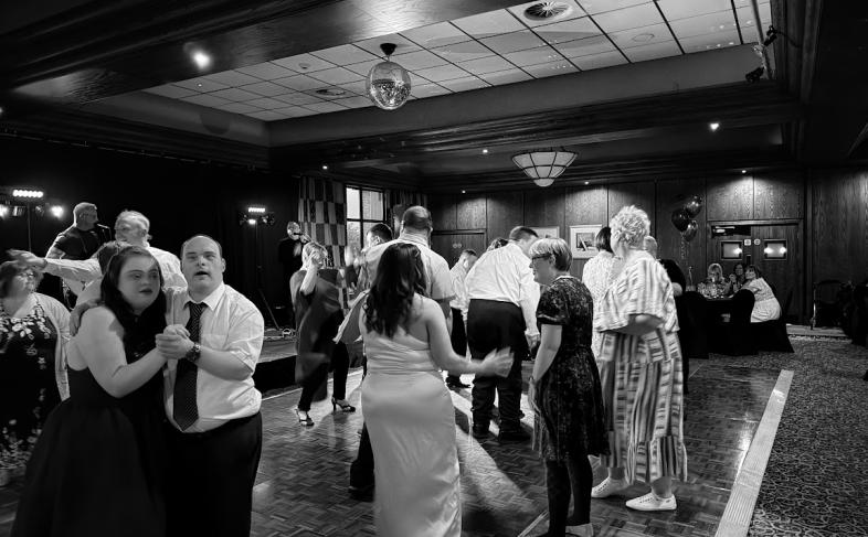 Service Users and staff from Dumfries ARC celebrate 60 years at their Anniversary Ball.