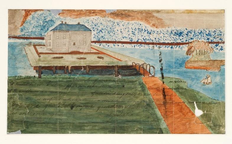 Painting by Robert Wynell Mayow – Parable Dr Browne's House