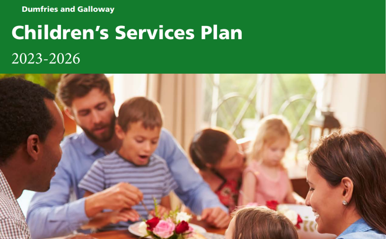 Cover of the Dumfries and Galloway Children's Services Plan