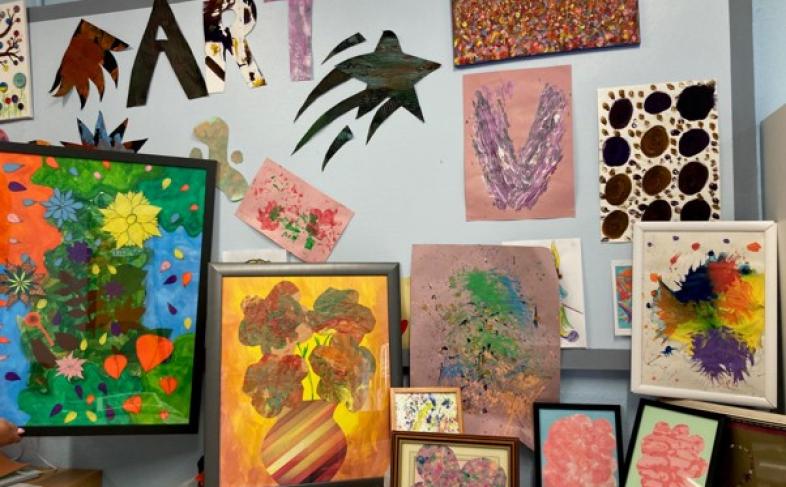 Art made by service users at Stranraer ARC