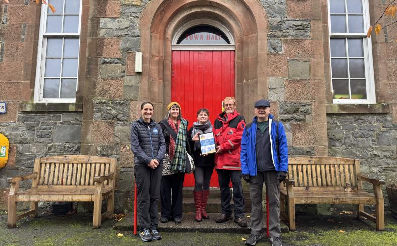 St John’s Town of Dalry resilience group with their Gold Award