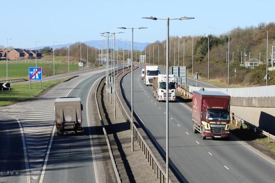 A75 Gretna to Dumfries