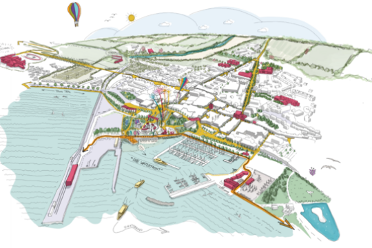 Stranraer Marina illustration