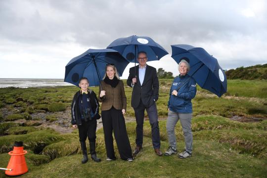 Partners at the National Lottery Heritage Fund announcement for SCAMP Landscape Connections