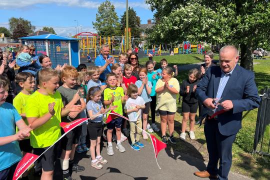 Gretna Inclusive Play Park Opens