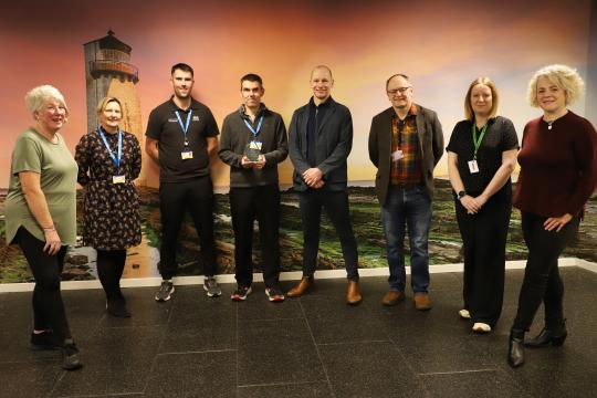 Group of colleagues standing together