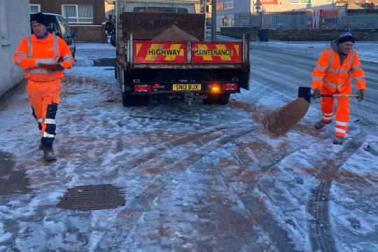 Roads team winter service