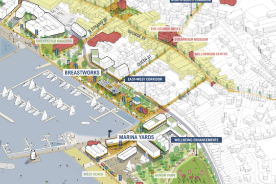 Stranraer Marina expansion plan design