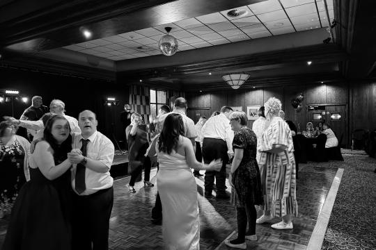 Service Users and staff from Dumfries ARC celebrate 60 years at their Anniversary Ball.