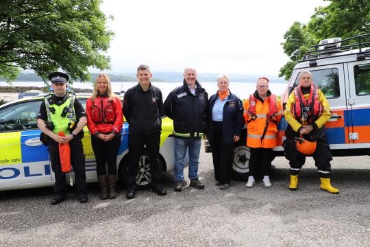 Staff from a range of agencies and rescue services meet to discuss drowning prevention.