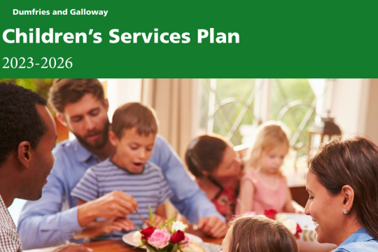 Cover of the Dumfries and Galloway Children's Services Plan