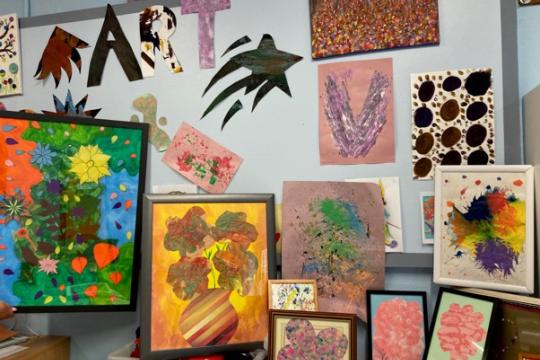 Art made by service users at Stranraer ARC