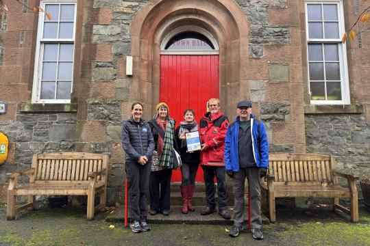St John’s Town of Dalry resilience group with their Gold Award